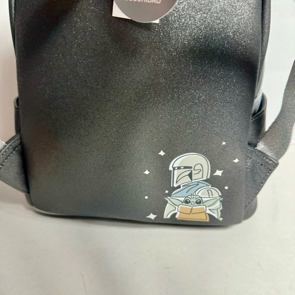 NWT. Loungefly Disney Parks 2024 Mandalorian Grogu Mini Backpack Star Wars - Picture 9 of 14